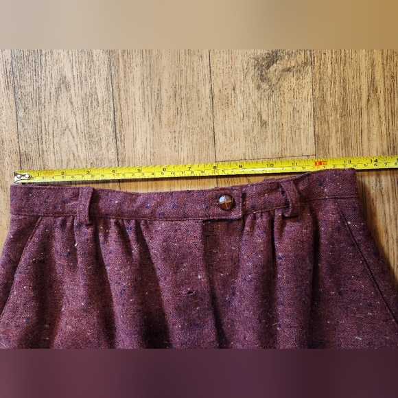 John Meyer Vintage Purple Button up Skirt Fits Small - Picture 4 of 7